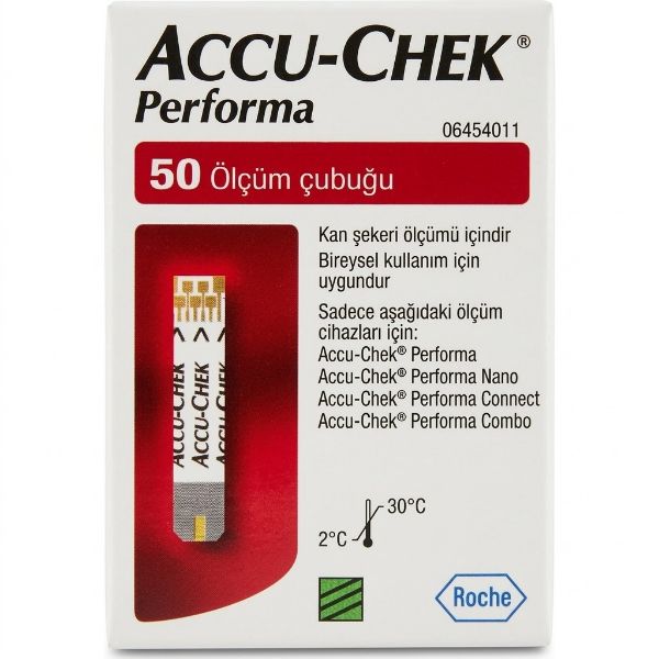 Accu-Chek Performa Şeker Ölçüm Stripi 50'li